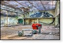 HDR graffiti streetart street-art street art skeleton factory urbex roa klaas van der linden kunst kunstwerk decay verlaten lost place places abandoned